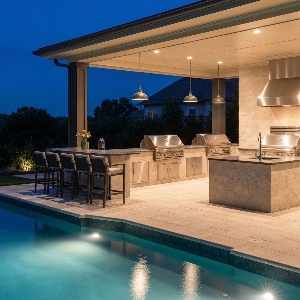 Full outdoor kitchen