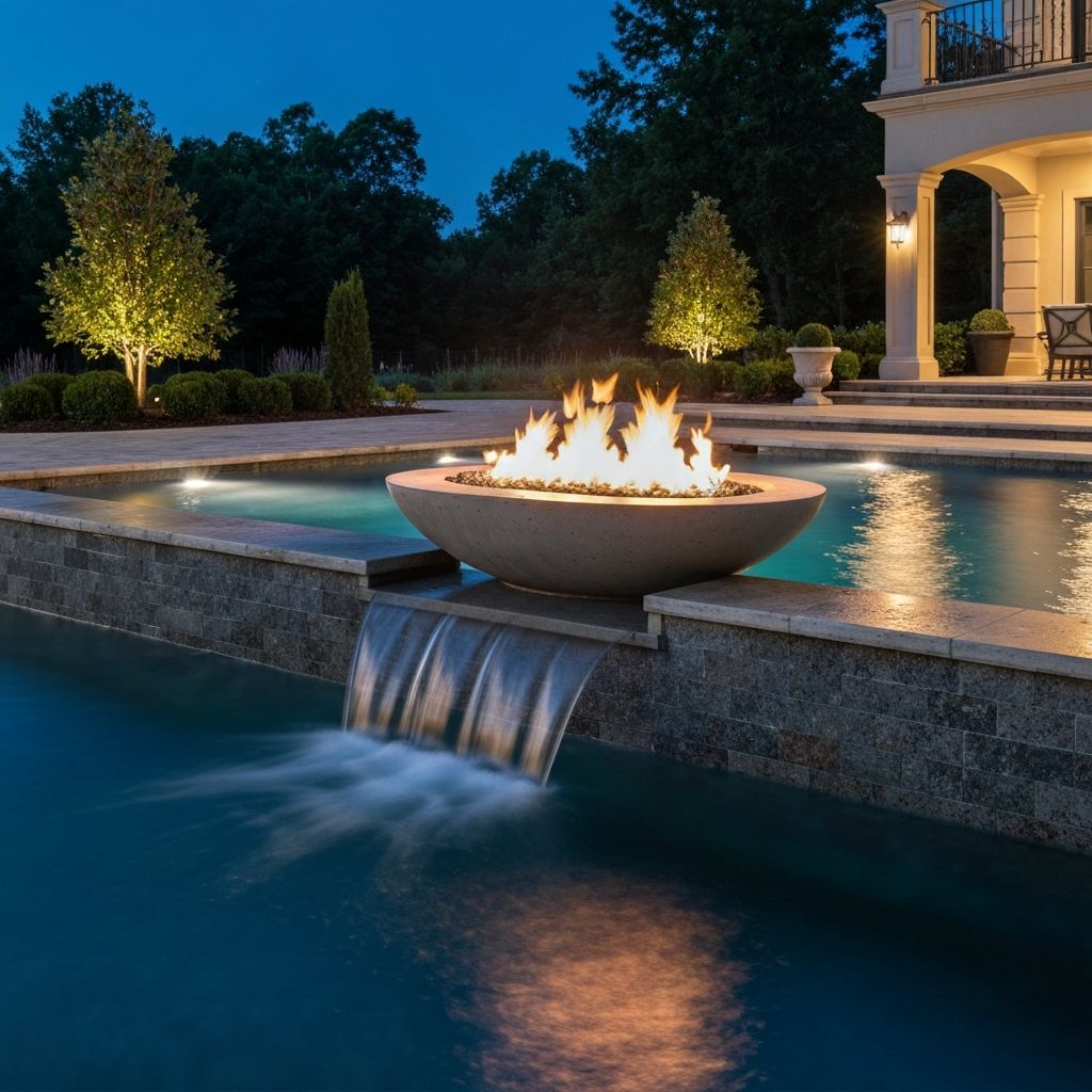 Fire and water feature